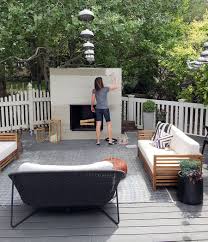 Chris Loves Julia Diy Outdoor Fireplace Outdoor Fireplace Plans Outdoor Remodel Diy Outdoor Fireplace
