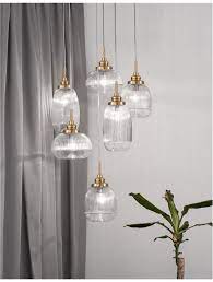 Mon Clear Lined Enclosed Glass Gold