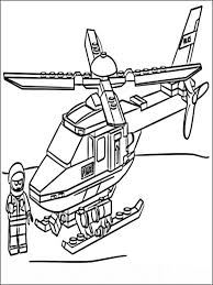 Lego police helicopter coloring page. Coloring Pages Lego Police 1