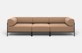 Noah Living Das Modulare 3 Sitzer Sofa In Der Farbe Braun 3 Sitzer Sofa Sofa Modulares Sofa