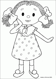 Dibujo Niña Para Colorear