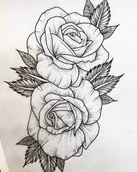 37 Trendy Flowers Roses Drawing Tattoo Ideas Rose Drawing Tattoo Roses Drawing Rose Drawing