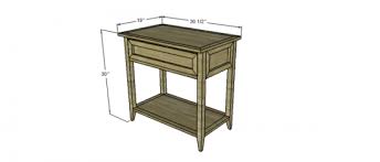 Free Woodworking Plans To Build A Potterybarn Inspired Wide Hudson Bedside Table The Design Confidential The free plans are waiting for nightstand from reclaimed wood this nightstand features a cool looking base as well as a deep drawer. free woodworking plans to build a