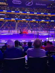 When they play thursday night in tampa, they'll have a lot more fans in the building to cheer them on. Amalie Arena Section 101 Home Of Tampa Bay Lightning Tampa Bay Storm Tampa Breeze