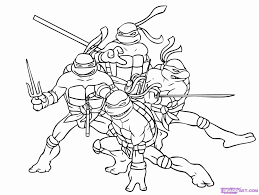 The 18 page nickelodeon teenage mutant ninja turtles coloring book features your favorite cartoon ninjas. Teenage Mutant Ninja Turtles Printable Coloring Pages Coloring Home