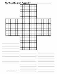 blank word search templates learn with puzzles