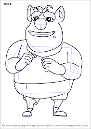 Then, draw a line down the center (vertically) of the square and half circle. View Pickles Cartoon Drawing Gif Wild Country Fine Arts