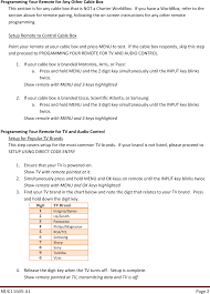 We did not find results for: 1160 Charter Spectrum Remote 2015 User Manual Universal Electronics