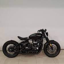Fs All New Triumph Bonneville Bobber Black 2018 Full Paper Low Odo 354km B 09 19 1200cc Motone Triumph Bobber Bobber Triumph Bonneville
