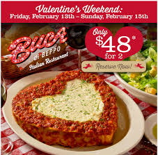 Give the gift of delicious food! 48 Valentine S Dinner For Two At Buca Di Beppo Free Stuff Finder