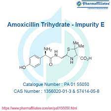 Cas No 1356020 01 3 57414 05 8 Product Name Amoxicillin Trihydrate Impurity E Pharmaffiliates Amoxicillin Molecular Cas