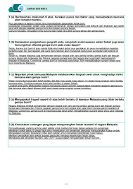 Kkp mengembangkan alat peringatan dini tsunami pumma yang merupakan hasil kerja sama kkp, komisi eropa, ikatan ahli tsunami indonesia (iatsi) dan badan informasi geospasial (big). Skema Jawapan Modul Geografi Tingkatan 4 Kssm Vebuka Com