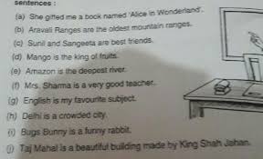 Write The Common Nouns And Underlnine The Proper Nouns In The Following Sentences Brainly In