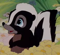 Flower Is A Skunk And The Tritagonist In Disney S 1942 Animated Feature Film Bambi In Bambi He Is Sleeping In Bambi Disney Disney Drawings Bambi Characters