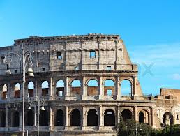 Roman forum and palatine hill. Colosseum Rom Italien Stock Bild Colourbox