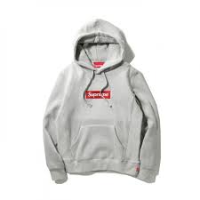 A Replica Supreme Embroidered Box Logo Pullover Hoodie