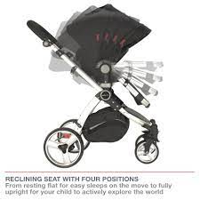 Redsbaby Bounce The Ultimate All In One Stroller Pram Www Redsbaby Com Au Reclining Seat With Four Positions From Resting Flat Stroller Pram Baby Strollers
