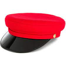 Manokhi Vinyl Visor Officer S Cap 403 Liked On Polyvore Featuring Accessories Hats Red Vinyl Caps Sun Visor Cap Re Sun Visor Hat Vinyl Hat Visor Hats