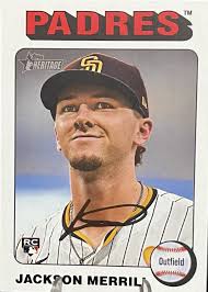 Jackson Merrill 2024 Topps Heritage High Number #689 White Border Price  Guide