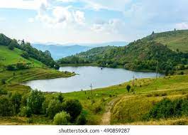 Alba the latest method of such a documentary is a combination of picture with text and music. Taul Mare Big Lake Rosia Montana Stock Photo Edit Now 490859287