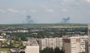The airport was located 20 km south of the city center, 9 km to the city. Ukrainian Soldiers Unblock Airport Of Luhansk With Combats Unian