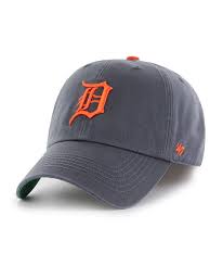 Detroit Tigers 47 Brand Vintage Navy Road Franchise Fitted Hat Fitted Hats 47 Brand Detroit Tigers
