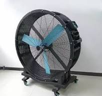 Mobile Industrial Large Fan Hand-Pushed Industrial Floor Fan Diameter 1.5m