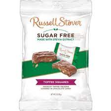 Sugar free candy canes on sale now! Russel Stover Sugar Free Toffee Squares Chocolate Candy 3 Oz Cvs Pharmacy