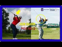 Jon rahm swing has been discussed a lot lately because of his bowed wrist at the top of the 3 golf swing keys that make jon rahm the world's #1 ranked golfer (and can make you hit the. 2020 2019 Pga No 2 Jon Rahm S Golf Swing In Slow Motion Iron Wood3 Driver Golf Swing Youtube