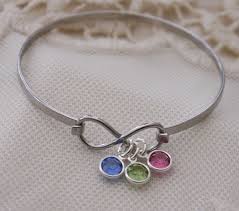 Birthstone Bracelet For Grandma Infinity Bracelet Infinity Charm Bracelet Personalized Etsy Infinity Charm Bracelet Mothers Bracelet Infinity Charm