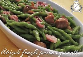 Vino bianco 100 ml • 21 kcal. Strigoli Con Funghi Porcini E Pancetta Gran Consiglio Della Forchetta