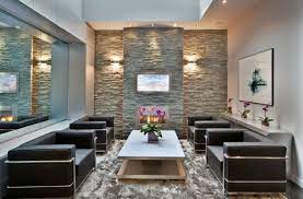 Modernes wohnzimmer in braun und beige. 1001 Ideen Fur Steinwand Wohnzimmer Zum Inspirieren