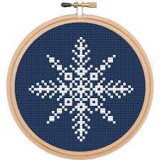 Easy for anyone from a cross i'm sarah and i've been cross stitching for 30 years. Christmas Snowflakes Cross Stitch Holiday Ornaments Cross Etsy Winter Cross Stitch Snowflake Cross Stitch Snowflake Embroidery