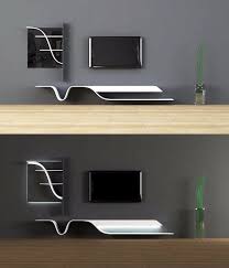 The Melting Point Tv Unit Inspired From A Water Drop Before It Hits The Ground Erhan Afsaroglu Designed Futuristic Home Tv Room Design Modern Tv Wall Units