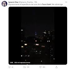 Queremos contarles que el show de luces en la torre entel no funcionó como estaba planificado, señaló al respecto la compañía telefónica. 9fm3oqxwhytcfm