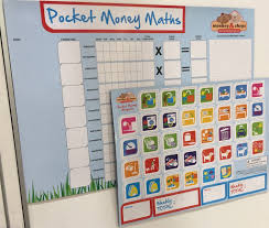 Pocket Money Maths Chart Magnetic Home Organisation