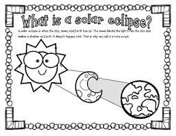 He gave me my ears that i might hear (april 2015 friend) coloring page: Eclipse Coloring Page Worksheets Teaching Resources Tpt