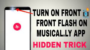How To Turn On Front Flash In Musically Tiktok Hidden Trick Musically App Youtube