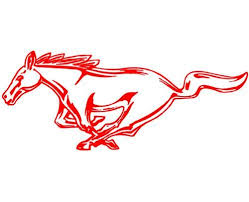 How to draw a realistic unicorn step by step. Mustang 12 Running Pony Decal Lh Red Lmr Com Mustang Tattoo Mustang Emblem Blue Mustang