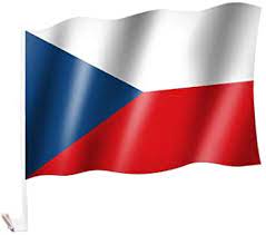 The flag of the czech republic consists of two equally broad stripes, where the lower one is red and the upper one is white. Sportfanshop24 2 Stuck 1 Paar Autoflagge Autofahne Tschechien Tschechische Republik Czech Republic Czechia Fahne Flagge Fur Auto 2x Car Flag Amazon De Auto