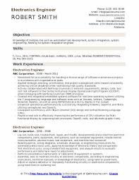 At the same time, you want to pack these two. Electronics Engineer Resume Samples Qwikresume