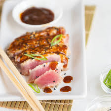 grilled tuna steaks with asian sesame