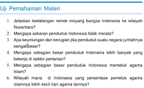 Kunci jawaban soal ipa kelas 7 semester 2 halaman 16. Jawaban Uji Pemahaman Materi Tema 2 Halaman 112 Ips Kelas 7 Keadaan Penduduk Bastechinfo