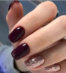 Square Black Acrylic Nails With Glitter 100 Trendy Stunning Manicure Ideas For Short Acrylic Nails Design Short Acrylic Nails Designs Gold Nails Rose Gold Nails