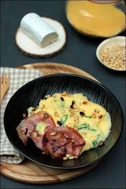 Polenta A La Pancetta De Laurent Mariotte Happy Papilles Recette Recettes De Cuisine Polenta Laurent Mariotte