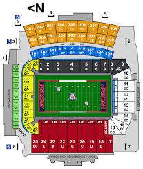 University Of Arizona Football Stadium Seating Chart Elcho