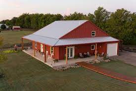 Mueller steel also offers different options for barns. Custom Steel Buildings Mueller Inc