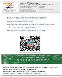 Lunna Pizzeria Photos Pforzheim Menu Prices Restaurant Reviews Facebook