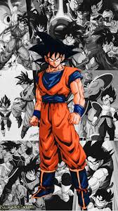 The Story Of Son Goku Or Kakarot Wallpaper With Old Posters From The 90 S Wallpaper Made By Raidentad En 2020 Personajes De Goku Fotos Goku Personajes De Dragon Ball