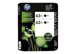 Fantastic price for new ink. Hp 63 2 Pack Black Original Ink Cartridge T0a53an 140 Ink Toner Cdw Com